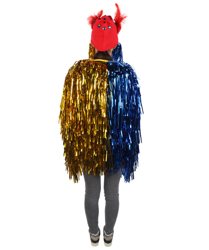 Adult Unisex DJ Tinsel Costume| Multiple Color Options