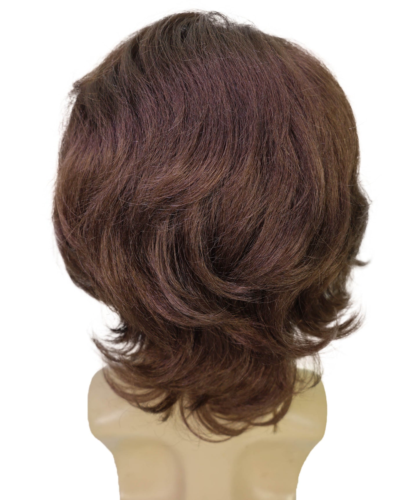 HPO Men's Wild Mountain Wig, Mustache & Beard Set – Rugged Synthetic Hairpiece for Costume Parties, and Festivals