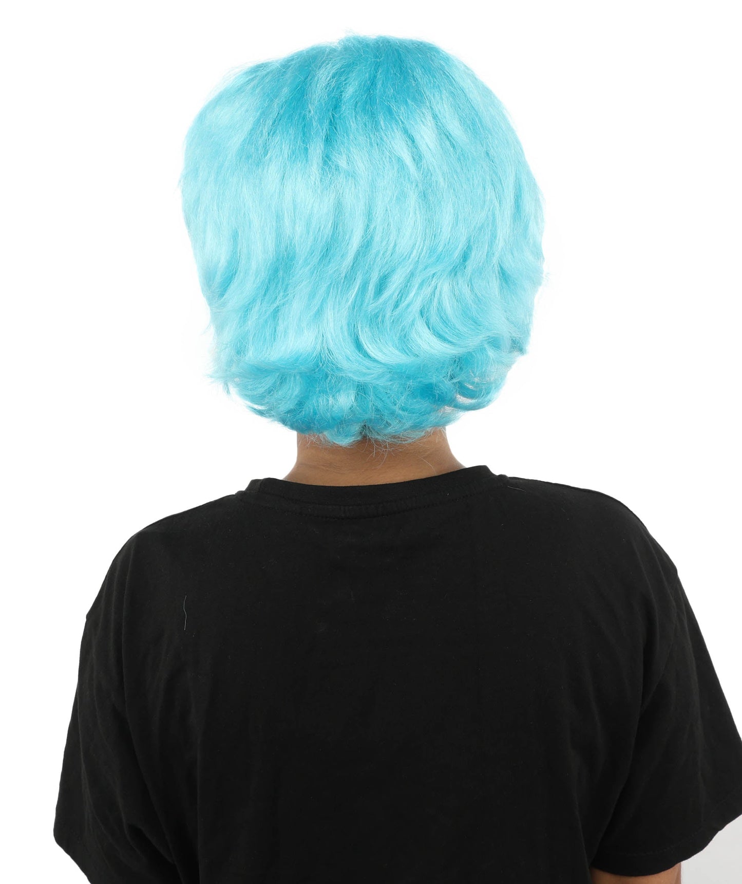 HPO Adult Women's Short Silver White Pixie Wig  | Edgy Layered Cut with Bangs | Synthetic Hair Wig for Stage Fashion, Cosplay, Halloween & Bold Party Looks