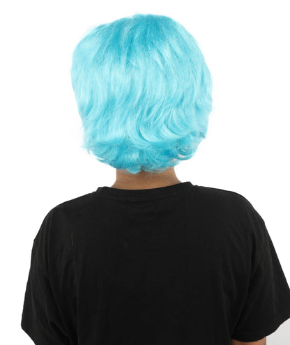 HPO Adult Women's Short Silver White Pixie Wig  | Edgy Layered Cut with Bangs | Synthetic Hair Wig for Stage Fashion, Cosplay, Halloween & Bold Party Looks