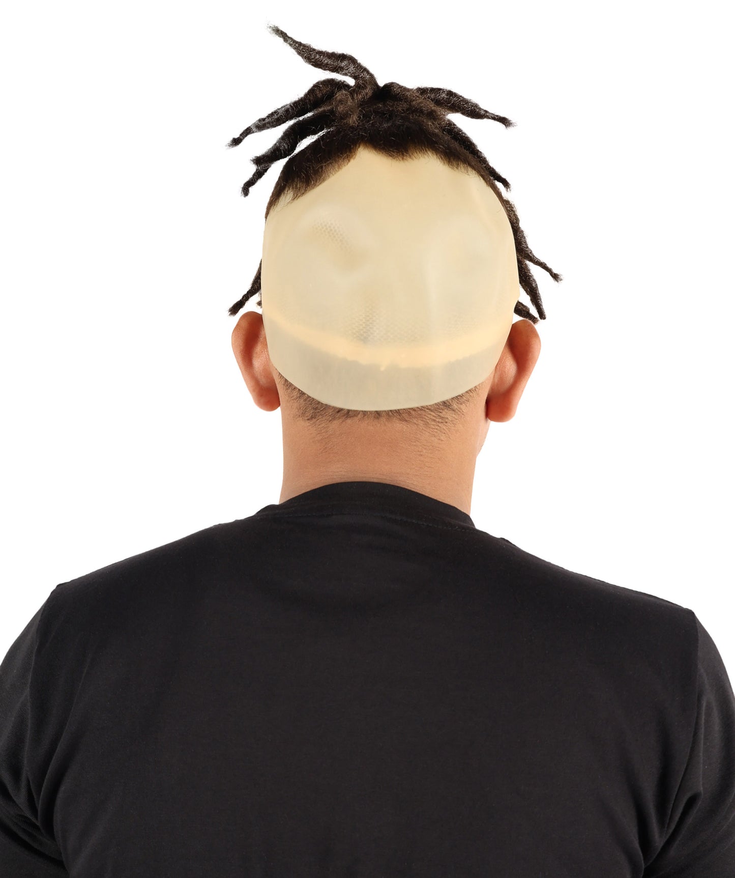 HPO Men’s American Rapper Dark Blue Dreadlock Updo Wig I Non-flammable Synthetic Fiber Wig