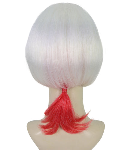 Women's Kingyosou Wig from Hozuki no Reitetsu | Orange Short Hair with Side Fin Design | Flame-Retardant Synthetic Fiber for Anime