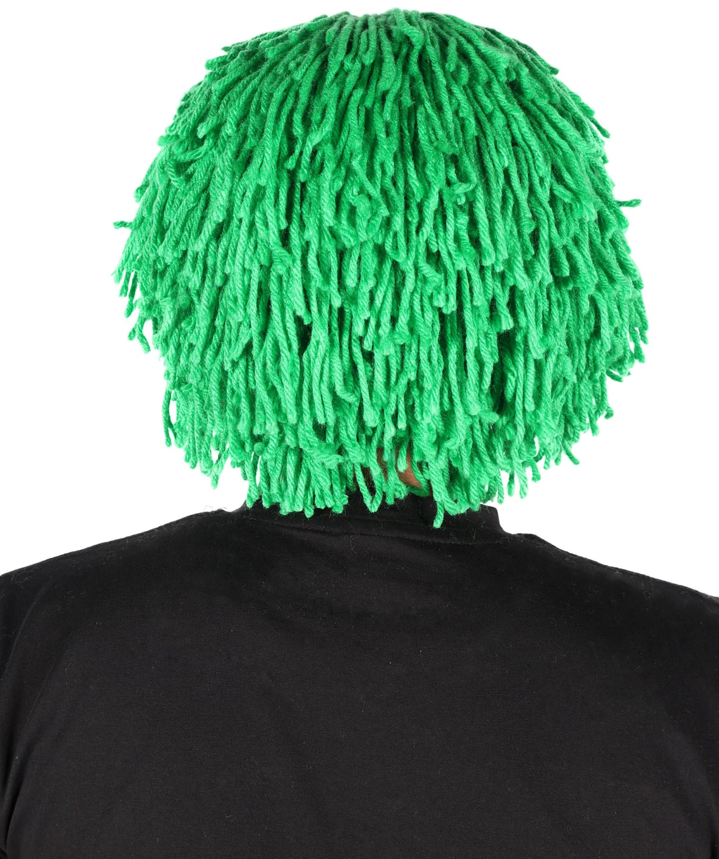 HPO Men's Medium Red Wig | Perfect for Halloween | Flame-retardant Wille Fiber