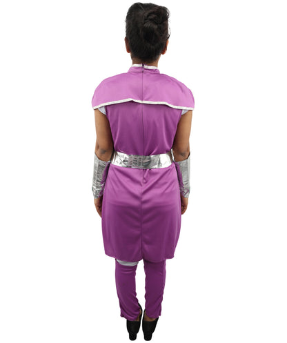Girl's Superhero Deluxe Starfire Costume - Vibrant and Detailed, Perfect for Cosplay and Themed Events