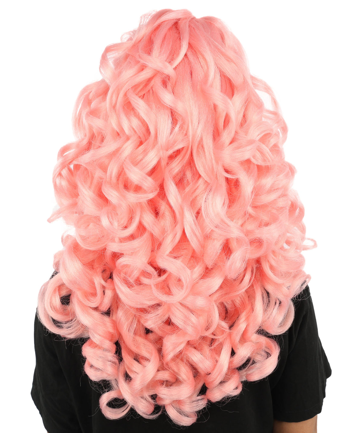 HPO Adult Long 20-Inch Curly Wig | Multiple Color Options | Ideal Cosplay, and Themed Parties | Soft, Natural-Looking, and Easy to Wear
