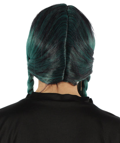HPO Women's  Braided Gothic Wig | Multiple Color Collections TV Movie Wigs | Premium Breathable Capless Cap