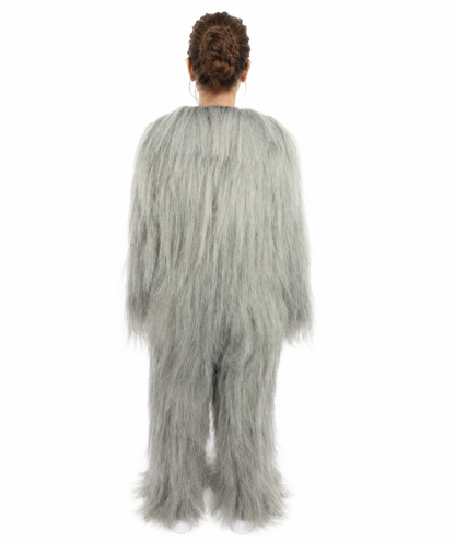 HPO Teen Extreme Hairy Person Costume Bundle & Mask Set - Full-Body Hair Suit Extra-Long Costume Wig for Halloween, Cosplay & Parties - Multiple Color Options