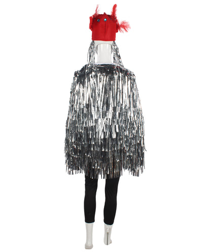 Silver DJ Tinsel Costume