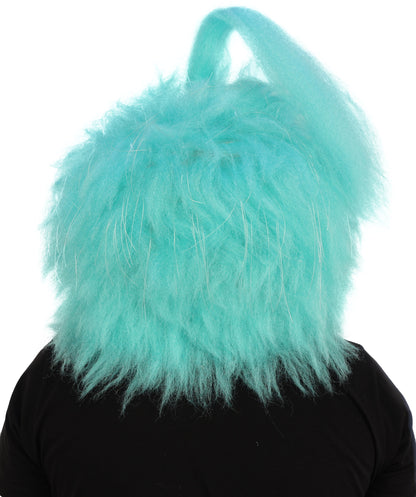 HPO Unisex Blue Furry Monster Costume, Mask and Bundle Set | Full Body Fur Costume with Matching Mask | Soft Plush Halloween Cosplay Outfit for Parties, Mascots & Performers