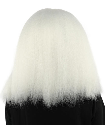 HPO Adult Women's Long Rounded Cartoon Hair Wig | Multiple Color Options | Bubble Bob, Deep Side Part, Heat Friendly Synthetic Strands & Breathable Net | Fancy Dress, Stage Show, Animated Character Events, Halloween & Festival