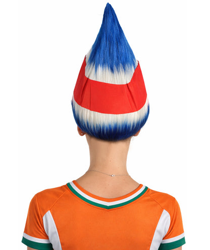 Women's  Flag Troll Wigs | Costa Rica | Premium Breathable Capless Cap