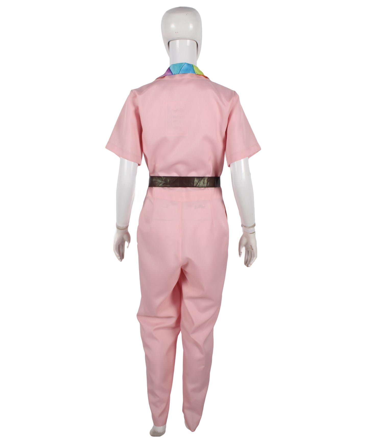 HPO Women's American Action Comedy Movie Character Jody Moreno Pink Jumpsuit, Perfect for Halloween, Flame-retardant Synthetic Fabric