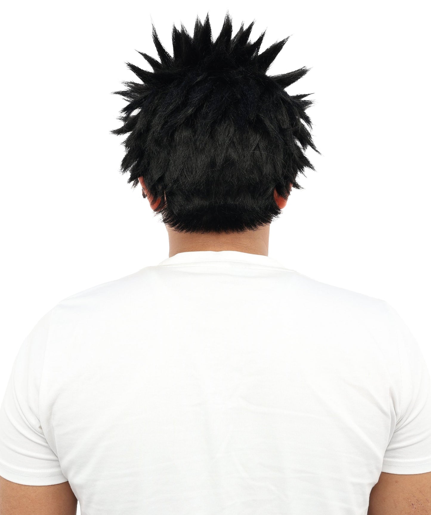 HPO Adult Men's Japanese Superhero Manga Spiky Wig |  Multi Color Options