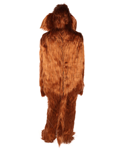 HPO Unisex Elephant Fur Costume – Plush and Cozy Animal Outfit – Perfect for Halloween and Cosplay Parties, Stage Performances – Soft Durable and Realistic Elephant Design!