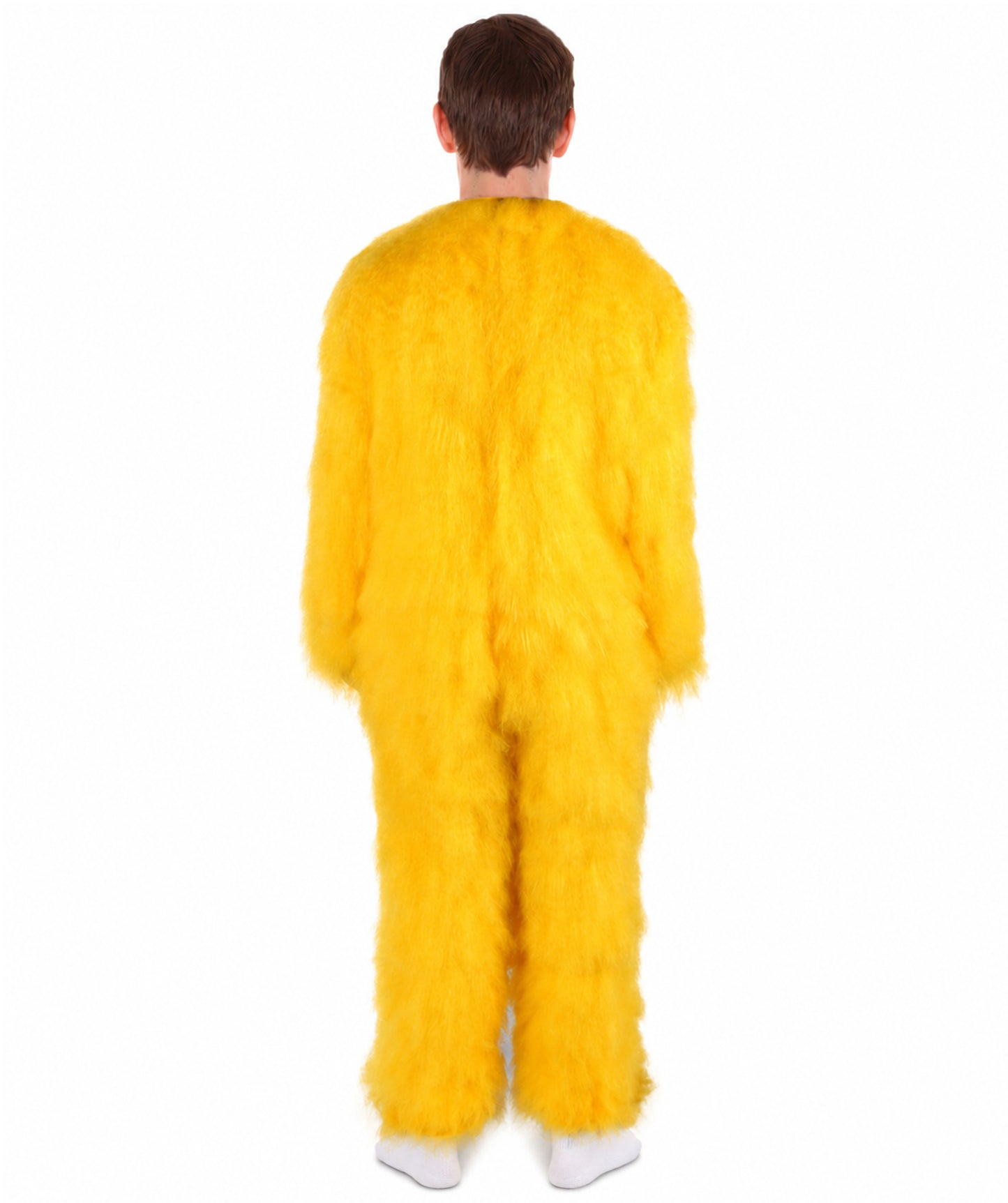 Unisex American Cartoon Character Yellow Mouse Costume | Perfect for Halloween | Flame-retardant Synthetic Fabric