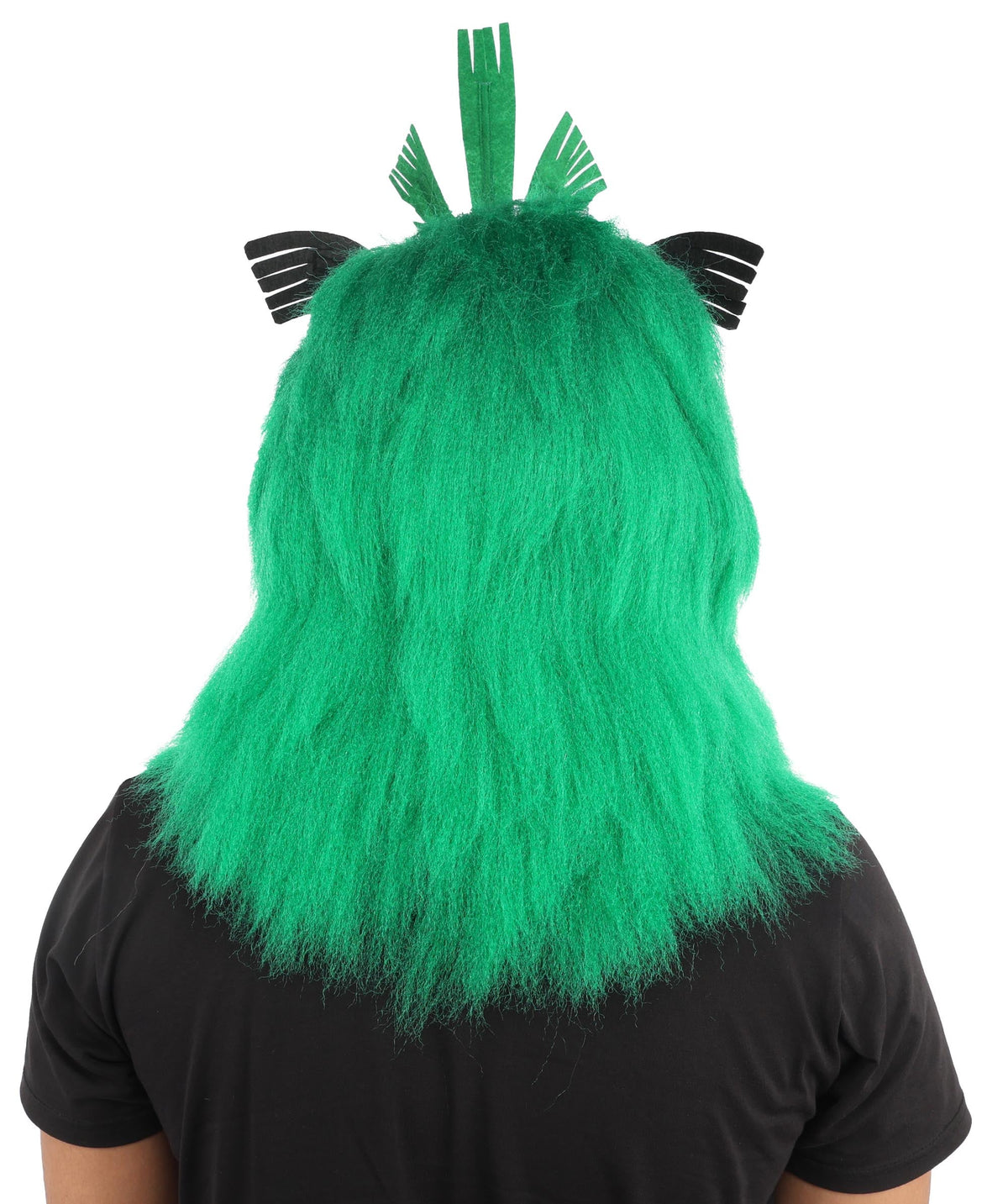 HPO Adults Parrot Mascot Costume Full-Body Furry Bird Jumpsuit with Mask - Green & White Parrot Costume Set with Furry Full-Body Jumpsuit and Character Mask for Halloween Cosplay Parties & Events