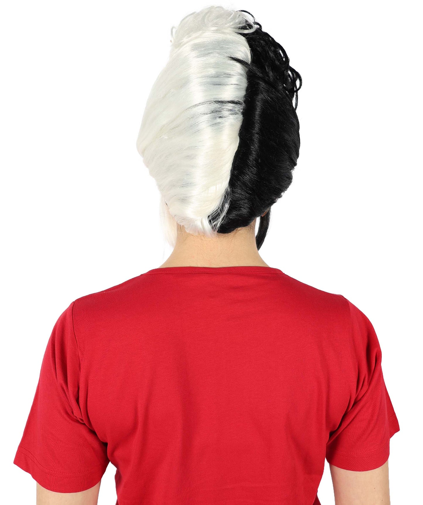 Adult Women Multiple Color Option Beehive Wig with Light Brown Highlights | Perfect For Halloween | Flame-retardant Synthetic Fiber