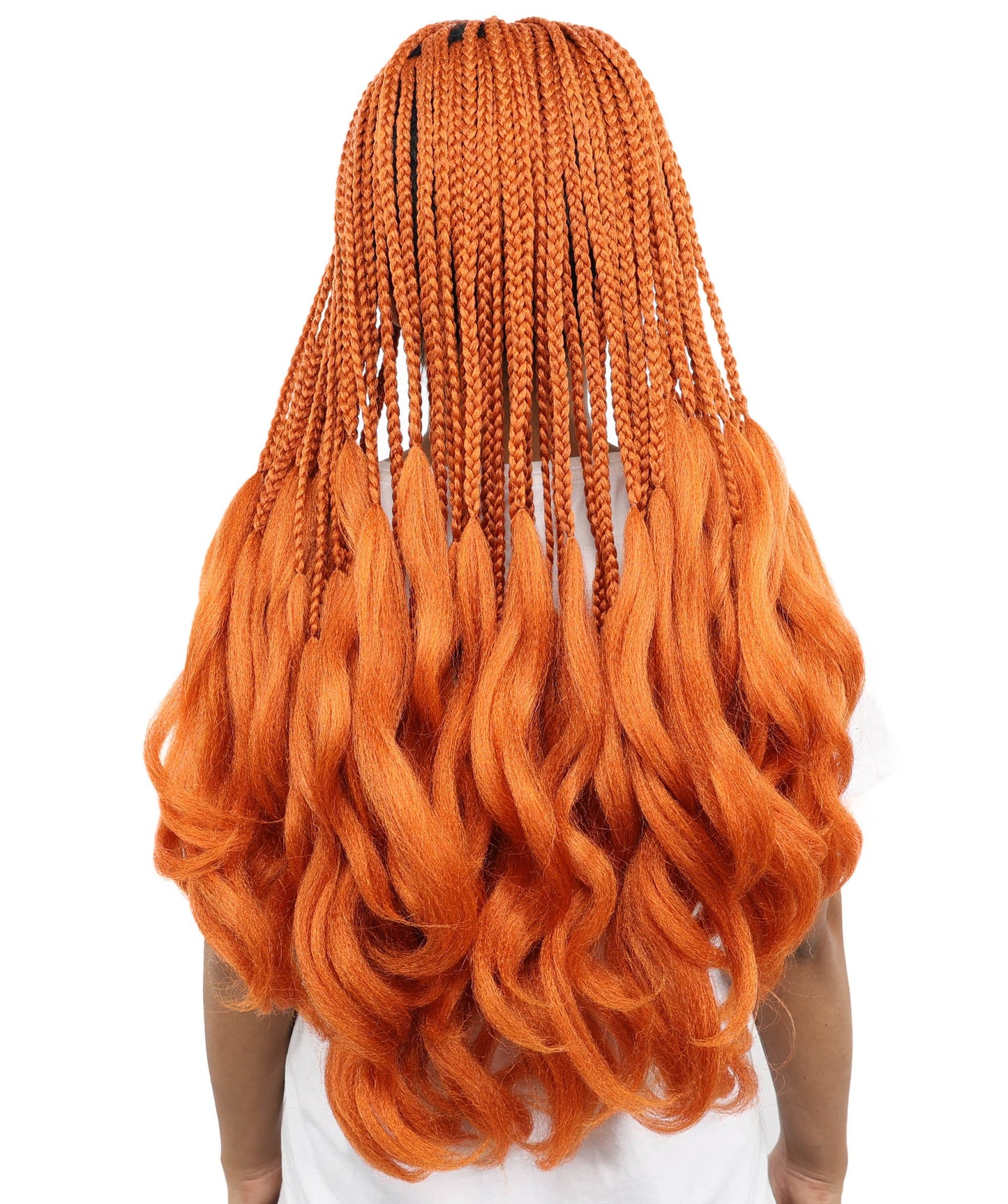 Pre-Stretched Knotless Braiding Hair | 3X French Curl Synthetic Hair for Braids, Crochet Styles, Cosplay, Parties & Stage Performances