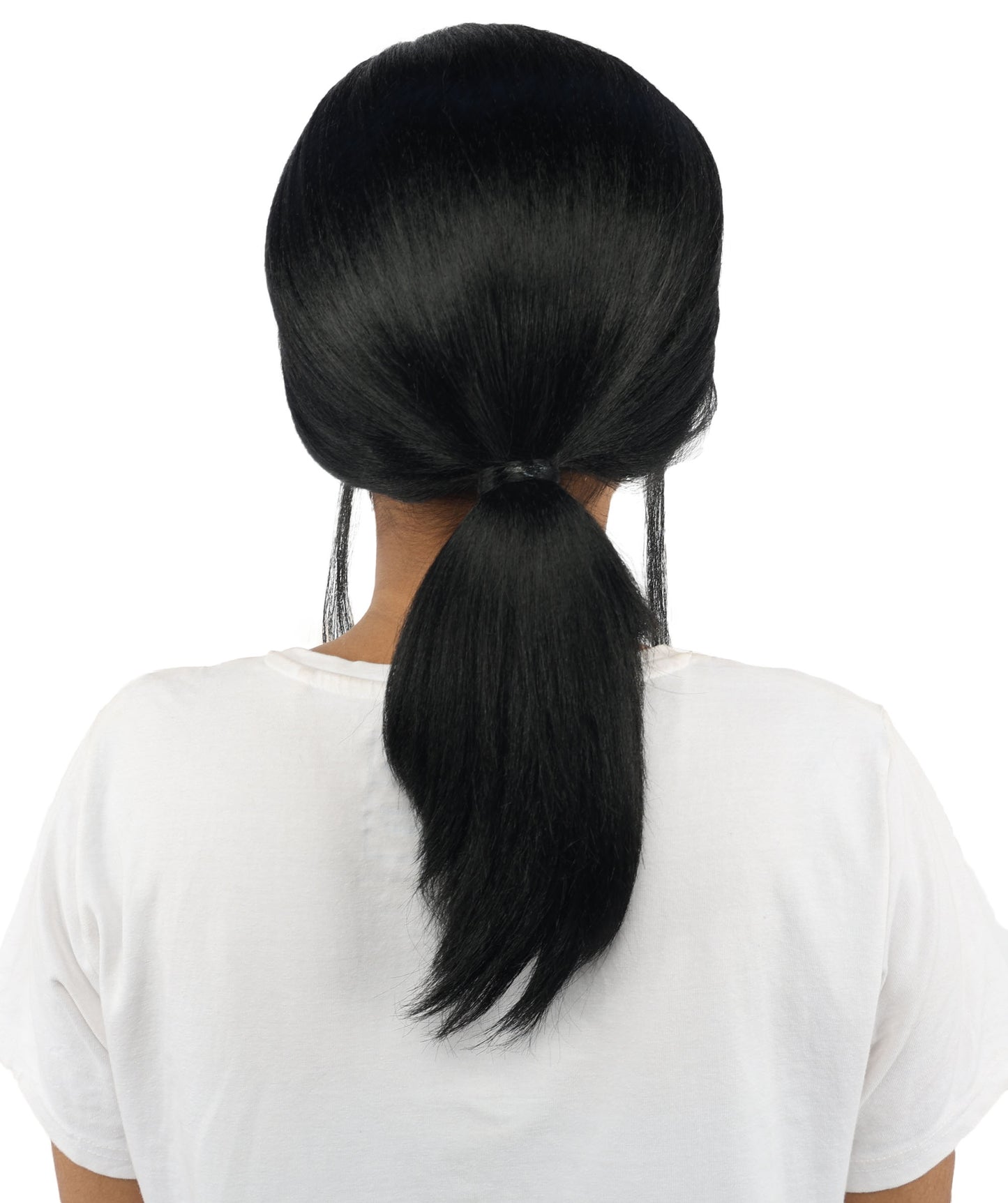 HPO Women’s Margo Gru-Inspired Long-Length Brown Wig | 17 Inch Hairpiece Halloween, Cosplay, and Themed Parties | Natural-Looking Synthetic hair with Capless Cap