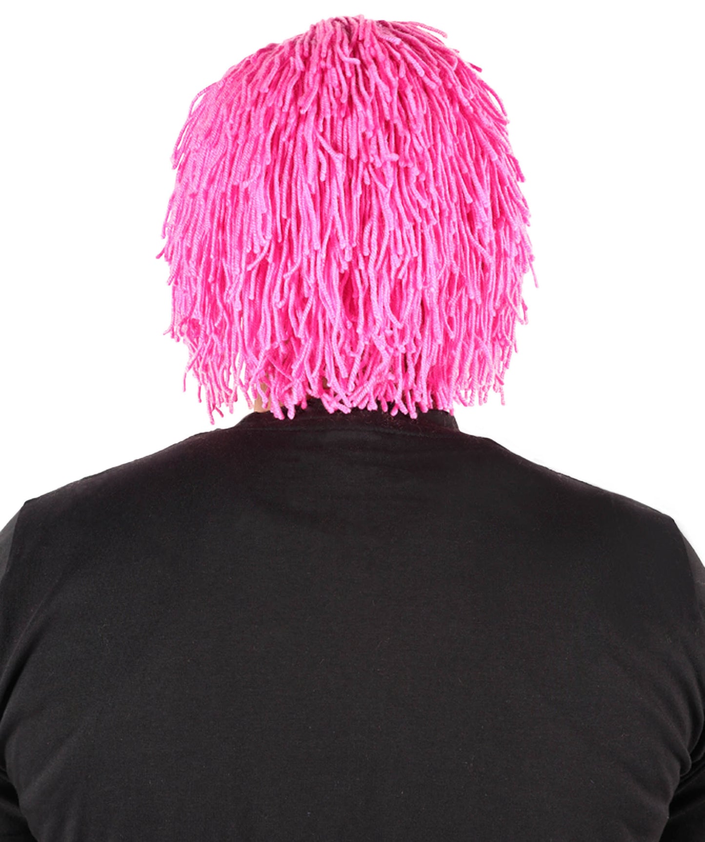 HPO Men's Medium Red Wig | Perfect for Halloween | Flame-retardant Wille Fiber