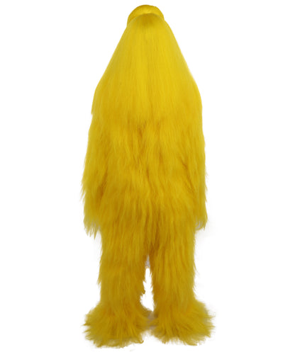 HPO Teen Extreme Hairy Person Costume Bundle & Mask Set - Full-Body Hair Suit Extra-Long Costume Wig for Halloween, Cosplay & Parties - Multiple Color Options