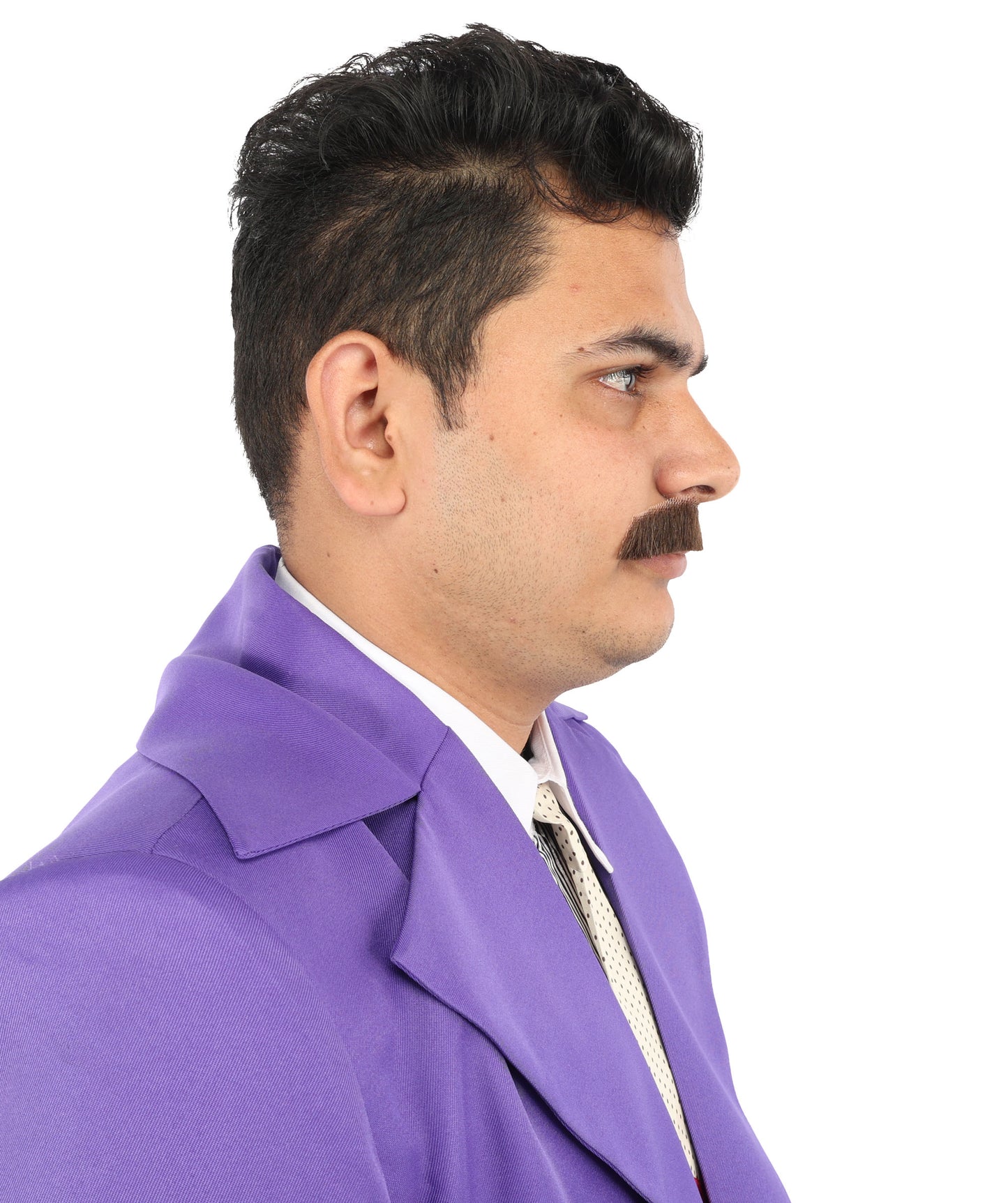 Men Moustache Human Hair  | Facial Hair Multiple Colours Option | HPO