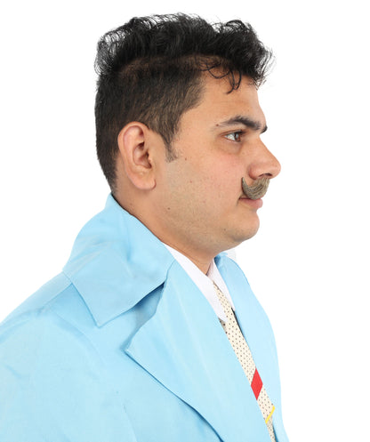 Men's Small Imperial Synthetic Hair Mustache | Multiple Color Options | HPO