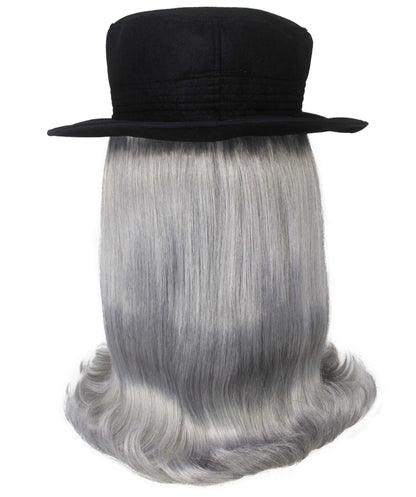 Dark Grey Straight Creature Wig