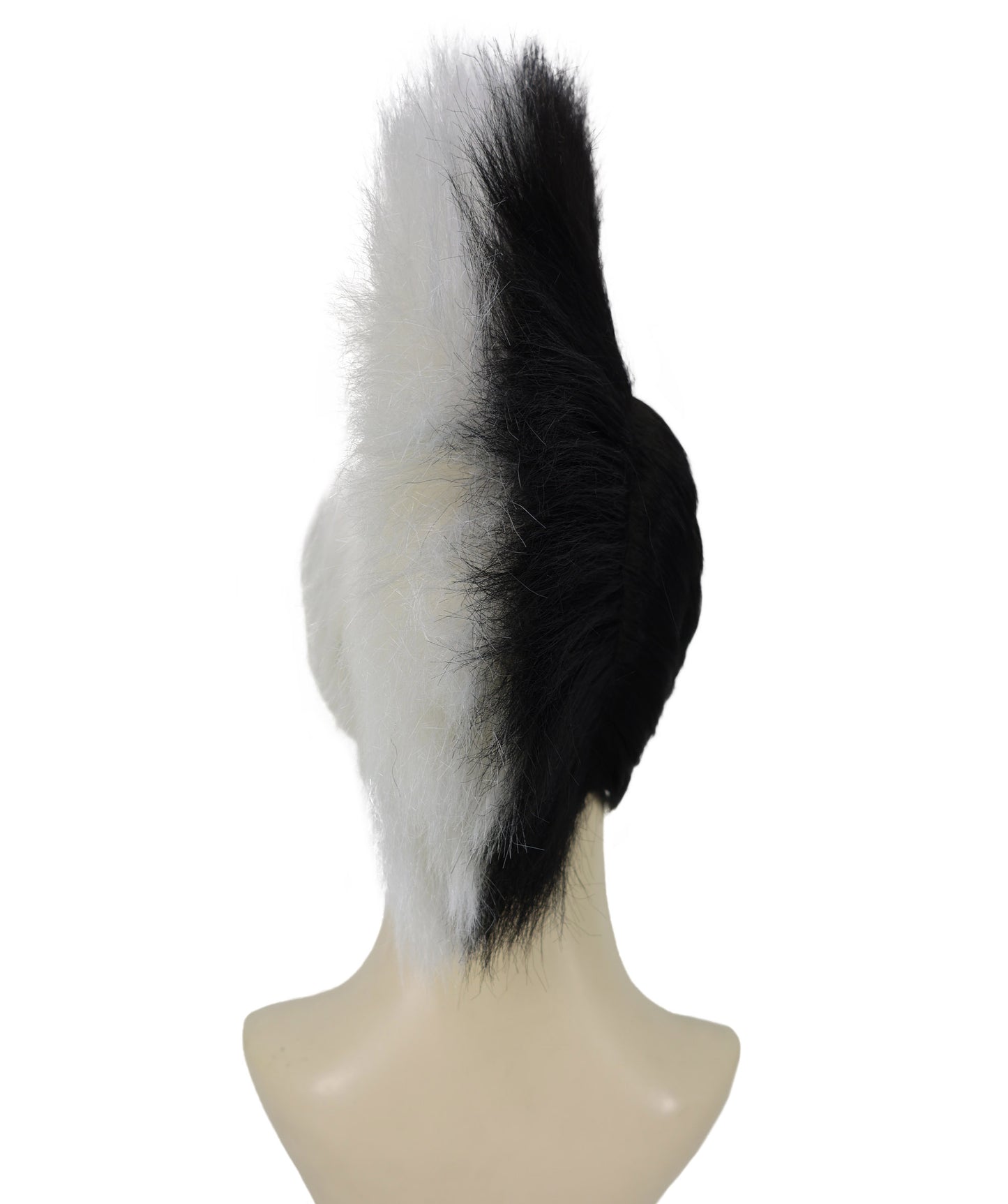 Barb Mohawk | Rock Star Full Black & Pink Mohawk Wig | Premium Halloween Wig