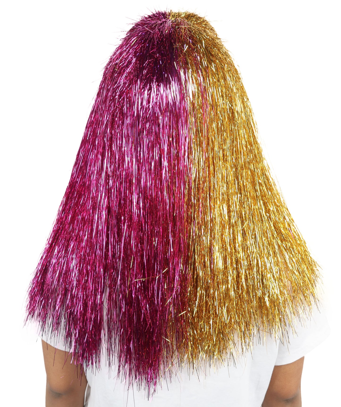 HPO Teen Extreme Hairy Two Part Costume Bundle & Mask Set - Full-Body Hair Suit Extra-Long Costume Wig for Halloween, Cosplay & Parties - Multiple Color Options