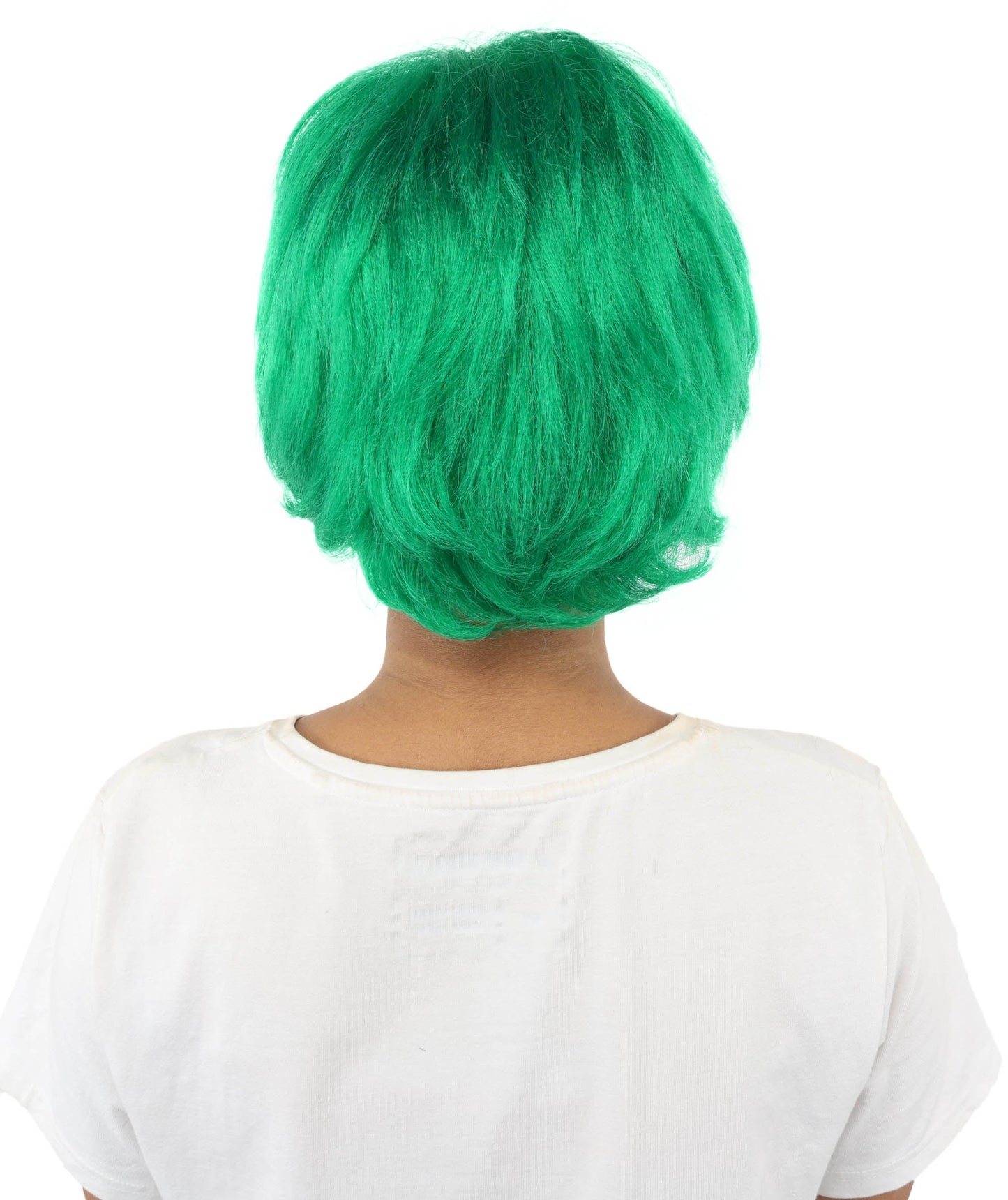 HPO Adult Women's Short Silver White Pixie Wig  | Edgy Layered Cut with Bangs | Synthetic Hair Wig for Stage Fashion, Cosplay, Halloween & Bold Party Looks