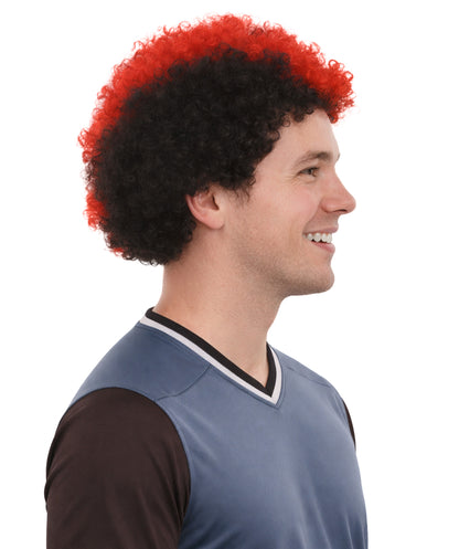 Germany Sport Afro Fun Wig | Jumbo Red Black Yellow Wig