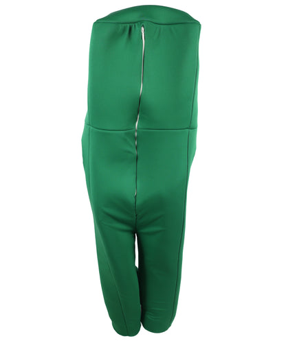 HPO Teen Pixelated Green Monster Dress | Block Pattern Digital Look Outfit for Halloween, Cosplay, and Themed Party Events