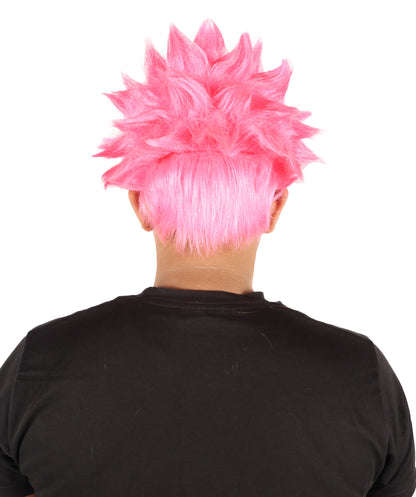 HPO Men’s Anime Young Ninja Nine Tail Yellow Blonde Spiky Wig