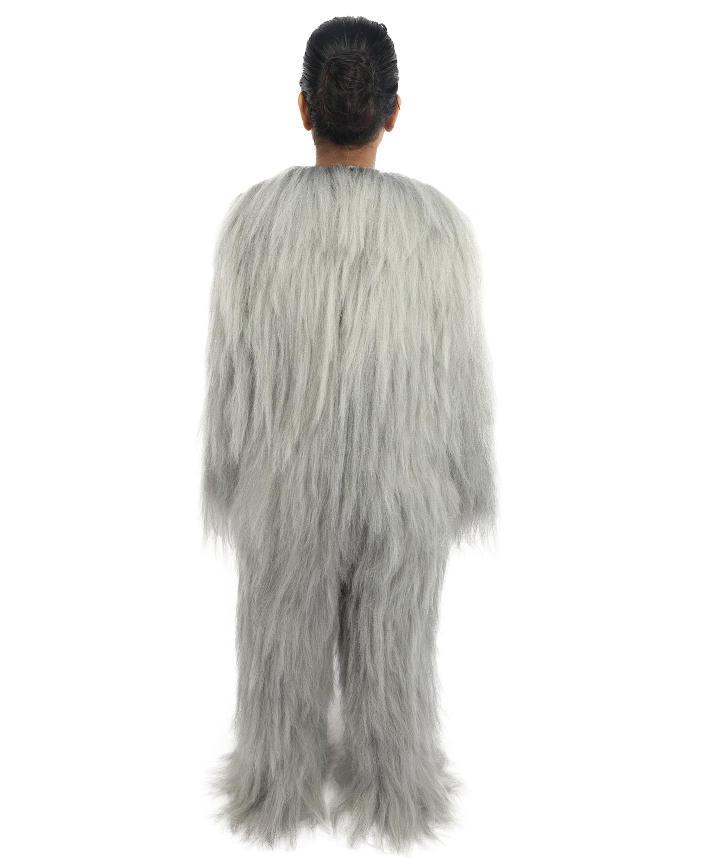HPO Teen Extreme Hairy Person Costume Bundle & Mask Set - Full-Body Hair Suit Extra-Long Costume Wig for Halloween, Cosplay & Parties - Multiple Color Options