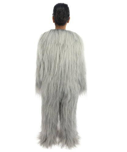 HPO Teen Extreme Hairy Person Costume Bundle & Mask Set - Full-Body Hair Suit Extra-Long Costume Wig for Halloween, Cosplay & Parties - Multiple Color Options