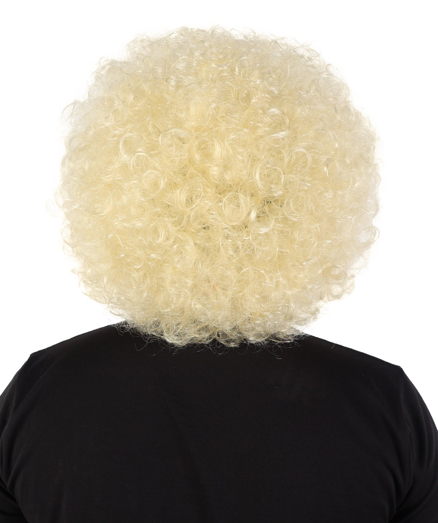 HPO Men's Multi-Color Options Curly Clown Wig | Flame-Retardant Synthetic Fiber and Standard Cap | Ideal for Parties, Cosplay, and Themed Events