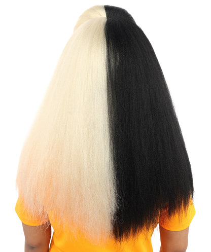 HPO Teen Extreme Hairy Person Two Part Costume, Mask and Bundle Set - Full-Body Hair Suit Extra-Long Costume Wig for Halloween, Cosplay & Parties - Multiple Color Options