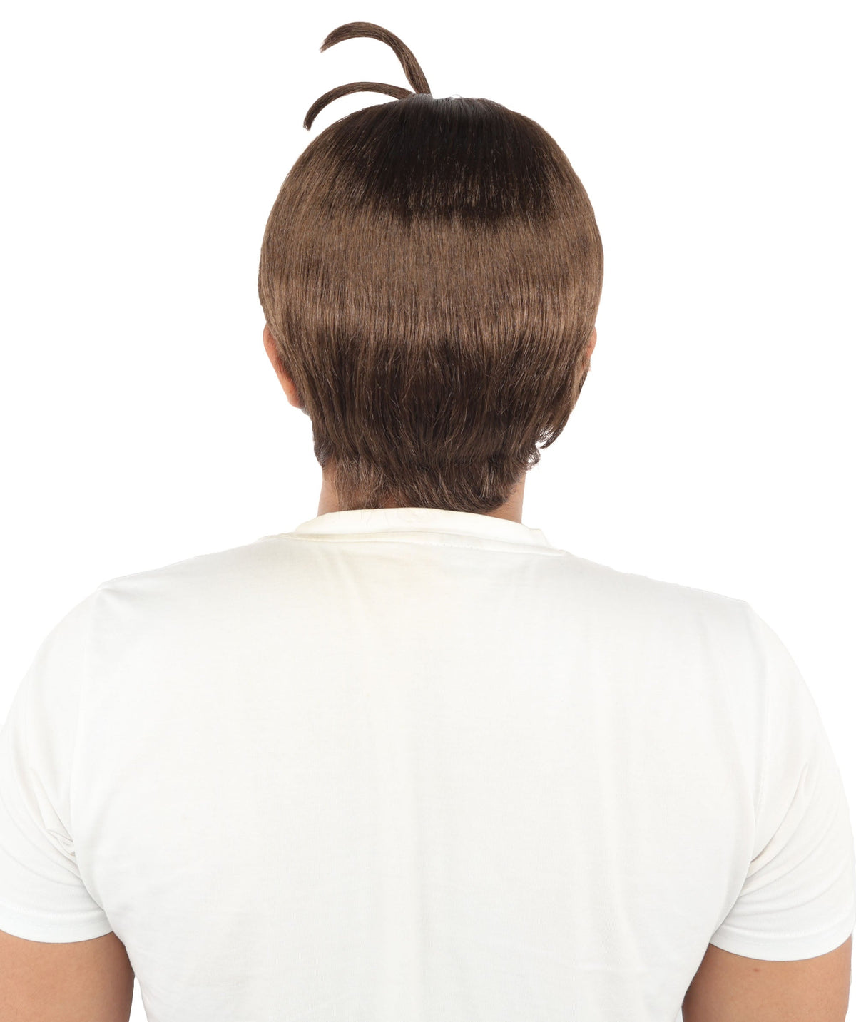 HPO Adult Men's Sleek Blunt Bob Wig | Multicolor Options | Solid color hue, create of synthetic fiber, straight smooth texture with bangs, breathable base | Party, Halloween, theater, drag, performance, costume events