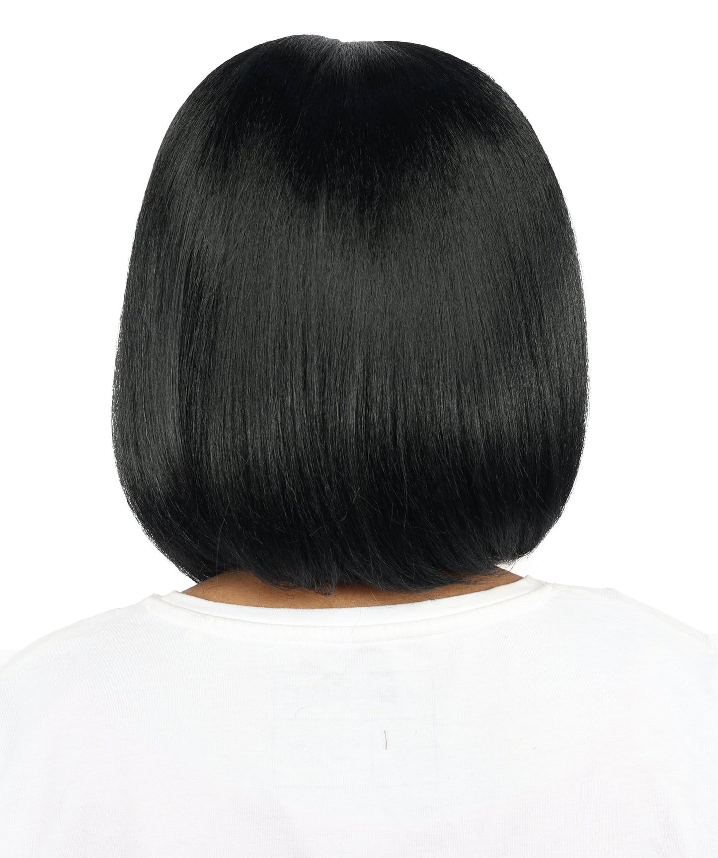 Adult Women’s Medium Bob Wig with Bangs – Layered Hairstyle with Soft Synthetic Fibers & Smooth Texture With Standard Cap | Stylish Hairpiece for Cosplay, Parties & Photo Shoots | Multicolor Options