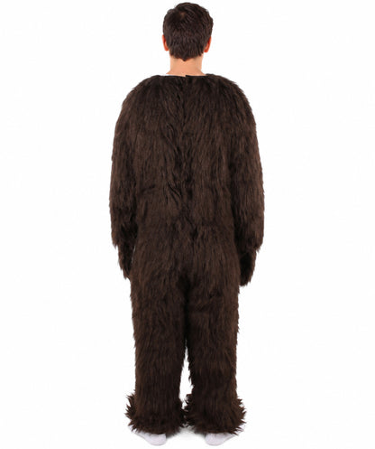 Unisex Dark Brown Grizzly Bear Costume | Best for Halloween| Flame-retardant Synthetic Fabric
