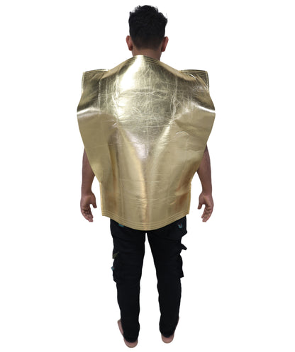 HPO Men’s Hilarious Gold Magic Condom Costume | Suitable for Halloween | Flame-retardant Synthetic Fabric