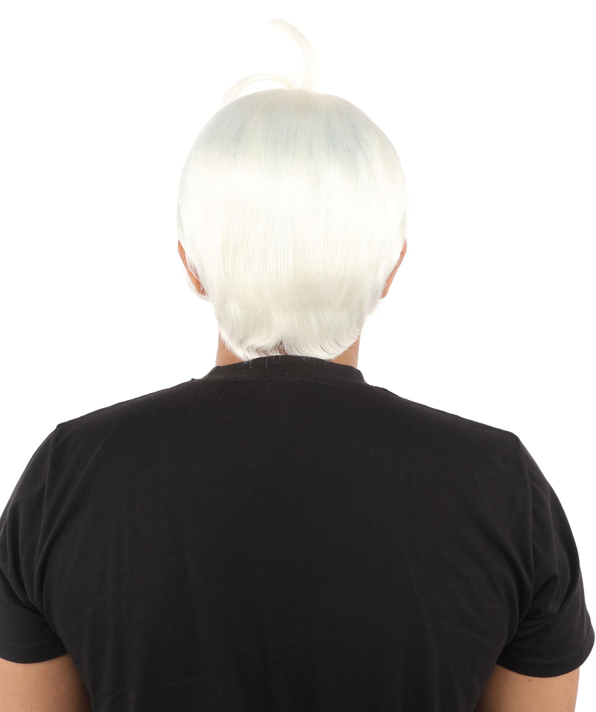 HPO Adult Men's Sleek Blunt Bob Wig | Multicolor Options | Solid color hue, create of synthetic fiber, straight smooth texture with bangs, breathable base | Party, Halloween, theater, drag, performance, costume events