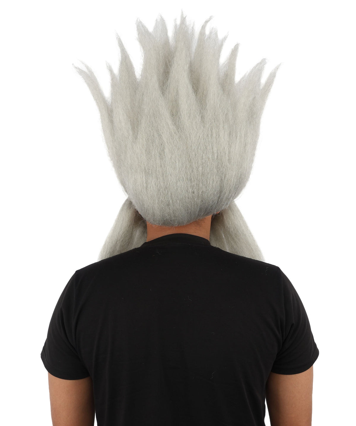 Wild Man Wig Beard & Mustache Set | Voluminous Multicolor Options Messy Hair with Matching Facial Hair, Synthetic Fiber & Breathable Cap | Halloween, Jungle Roleplay, Theater, Carnival & Costume Party