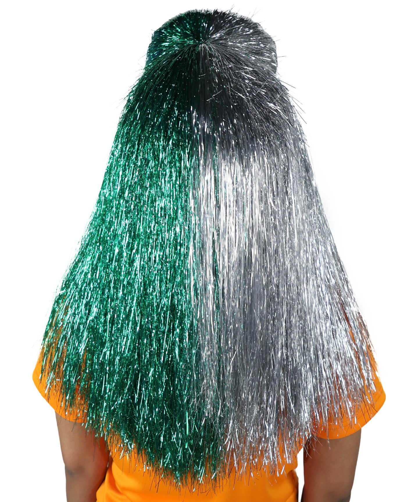 HPO Teen Extreme Hairy Two Part Costume Bundle & Mask Set - Full-Body Hair Suit Extra-Long Costume Wig for Halloween, Cosplay & Parties - Multiple Color Options