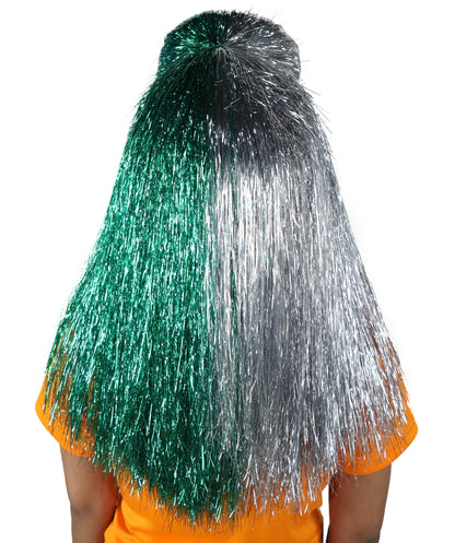 HPO Teen Extreme Hairy Two Part Costume Bundle & Mask Set - Full-Body Hair Suit Extra-Long Costume Wig for Halloween, Cosplay & Parties - Multiple Color Options