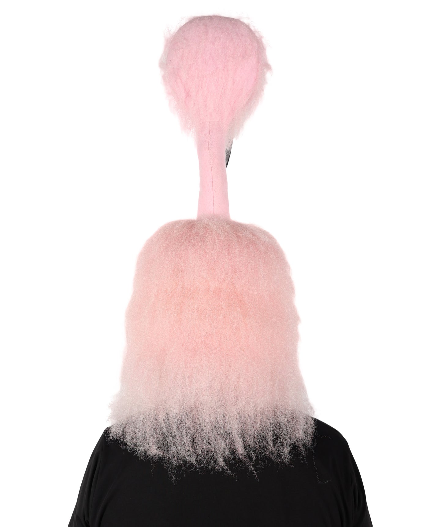 HPO Uuisex Full-Body Plush Pink Flamingo Bird Costume Set with Oversized Mask & Full Suit| Perfect for Halloween| Flame-retardant Synthetic Fabric