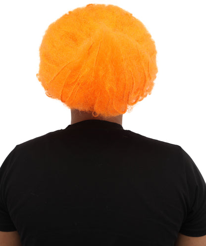 HPO Men's Wild Rocker Wig | Multicolor Options | Voluminous Frizzy Heavy Metal Hair, Two Tone Gradient & Breathable Cap | Halloween, Rock Troll Roleplay, 80s Costume, Theater & Concert Events