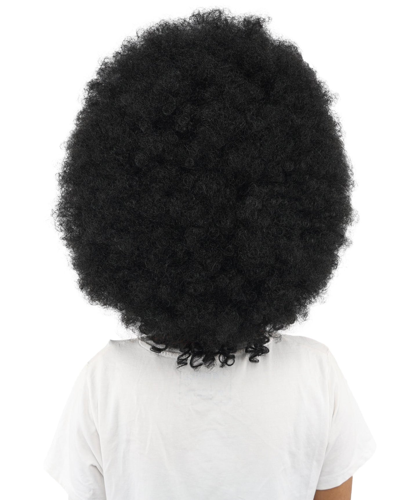 HPO Women's Giant White Glitter Afro Wig | Massive Puffy Sparkle Hair with Silver Sheen, Synthetic Fiber & Breathable Cap | Halloween, Troll Roleplay, 70s Disco Party, Theater & Funny Costume