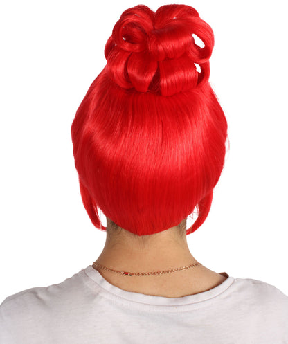 HPO  Women's Halloween Animated Lucy Updo Wig | Multiple Color Options